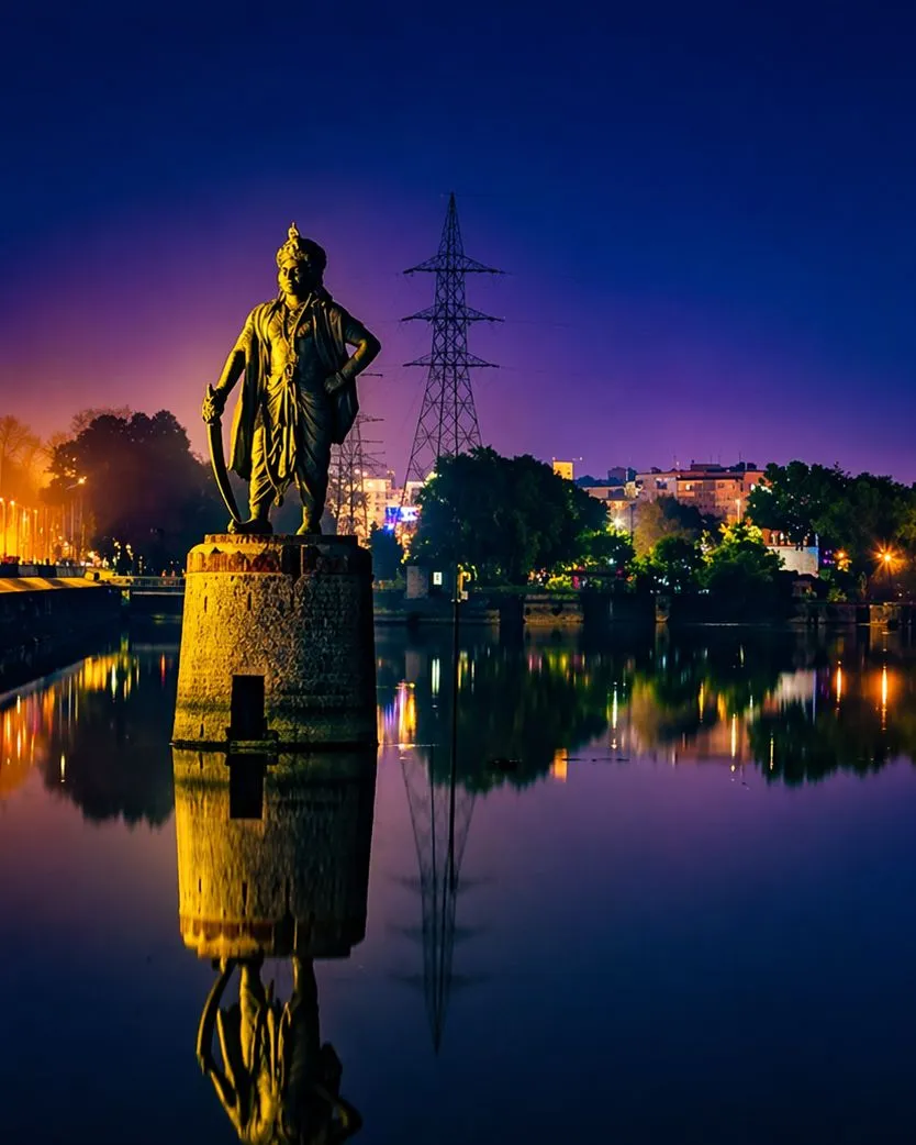 The lakefront at Bhopal, the city where this record starts