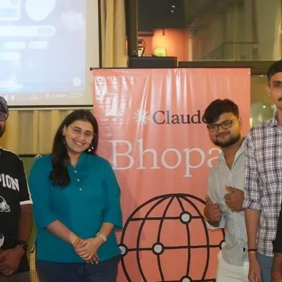 Poster for Claude Meetup in Bhopal