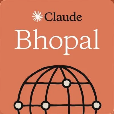 Poster for Claude Community Conversation in Bhopal
