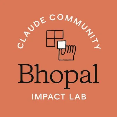 Poster for Claude Code Impact Lab in Bhopal